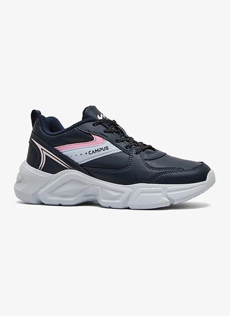 Campus Women Azura Nitrofly Cushion Lace-Up Sneakers-Navy