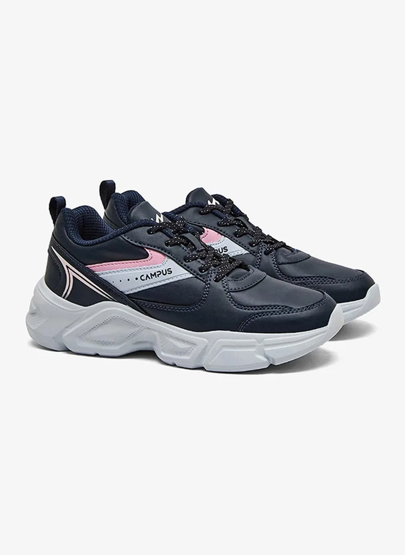 Campus Navy Women Azura Nitrofly Cushion Lace-Up Sneakers-Navy for Women | Best Price UAE