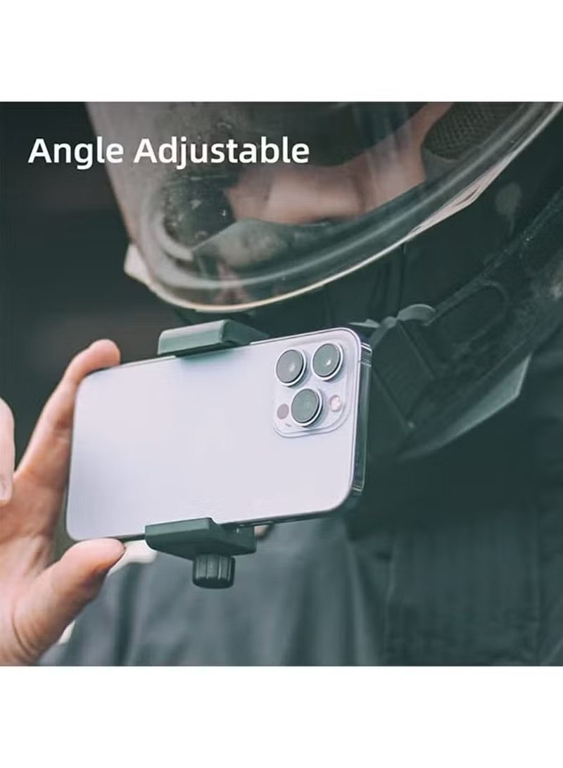 Helmet Chin Mount for Mobile Phone and GoPro, Motorcycle Strap Holder for iPhone Samsung - Image 4