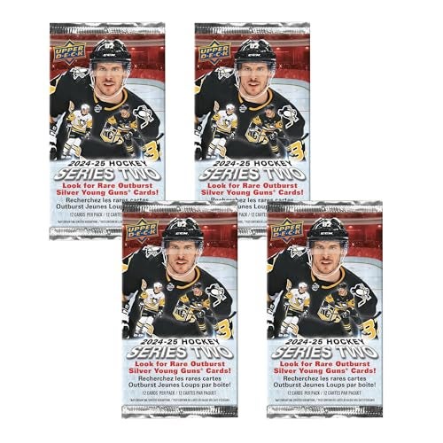 Upper Deck NHL 2024-25 Upper Deck Series 2 Blaster Box | 4 Packs - Image 4