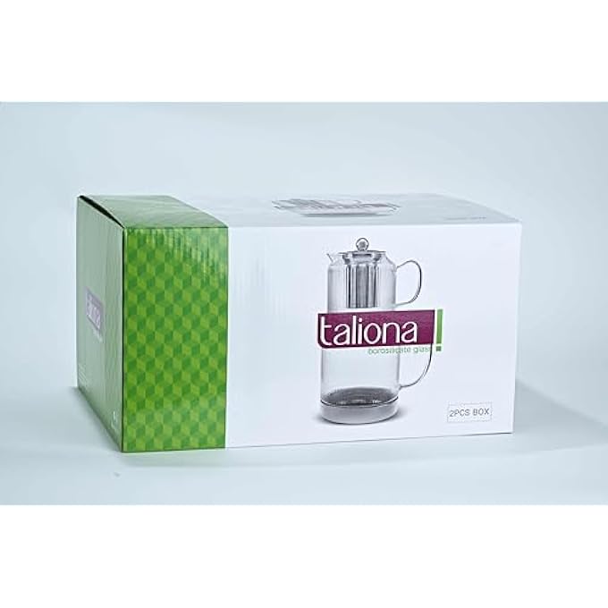 TALIONA Majestic Glass Double Tea Pot 6001500 Ml Capacity - Image 4