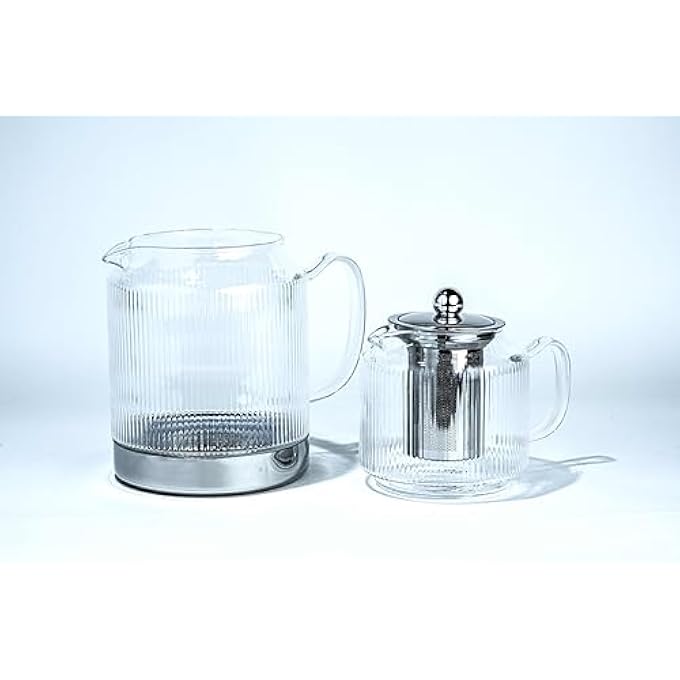 TALIONA Majestic Glass Double Tea Pot 6001500 Ml Capacity - Image 3