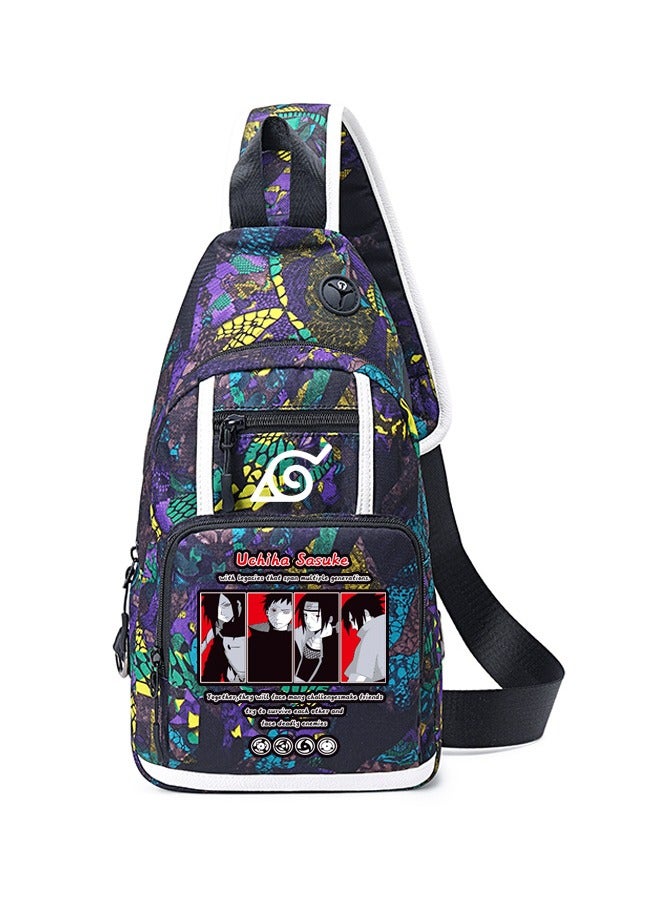 Naruto Cartoon Anime Joint Single Shoulder Bag Men's Small Backpack Student Messenger Bag Chest Bag 