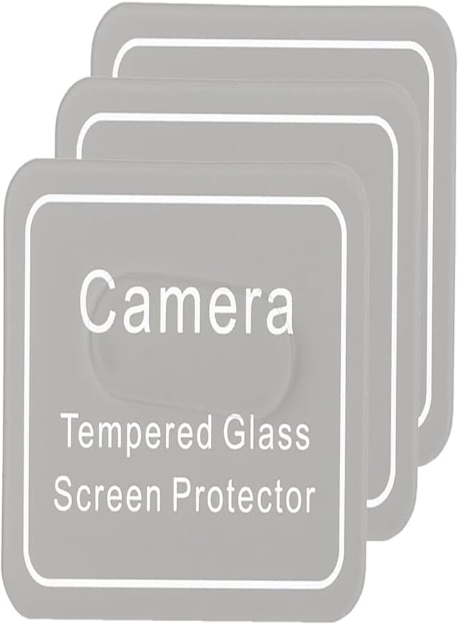 Tempered glass camera lens protector for huawei nova 4, pack of 3 - clear