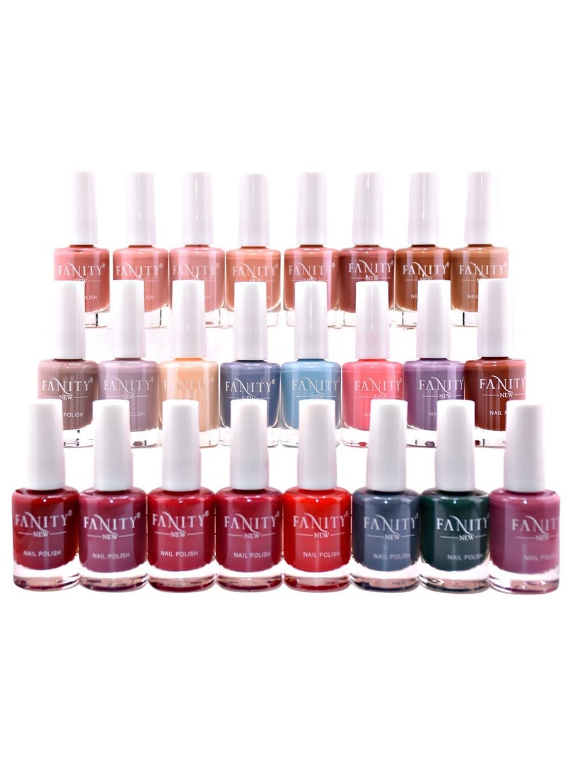 FANITY Nail Polish Collection with 8 FREE Boxes of Polish Remover Wipes - Image 1