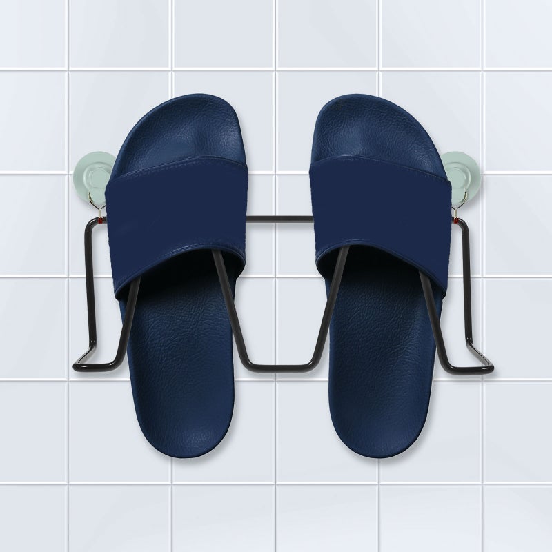 Wall Shoe Holder, Space-Saving No-Drill Installation, Versatile Bathroom Organizer - Image 5
