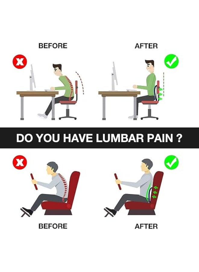 Back Stretcher & Neck Relaxer Combo Pack - Adjustable, 3 Height Levels for Pain Relief - Image 2
