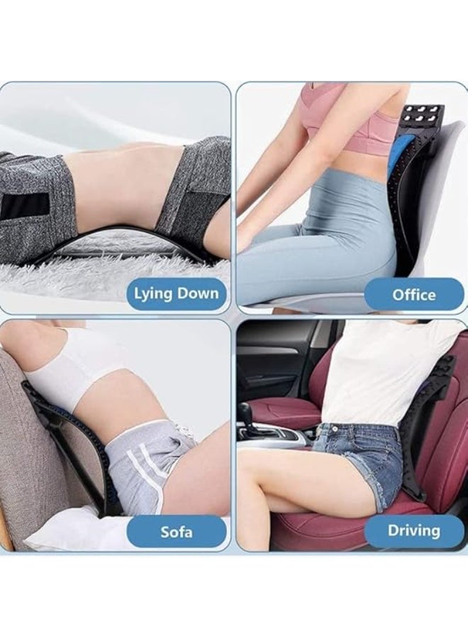 Back Stretcher & Neck Relaxer Combo Pack - Adjustable, 3 Height Levels for Pain Relief - Image 4