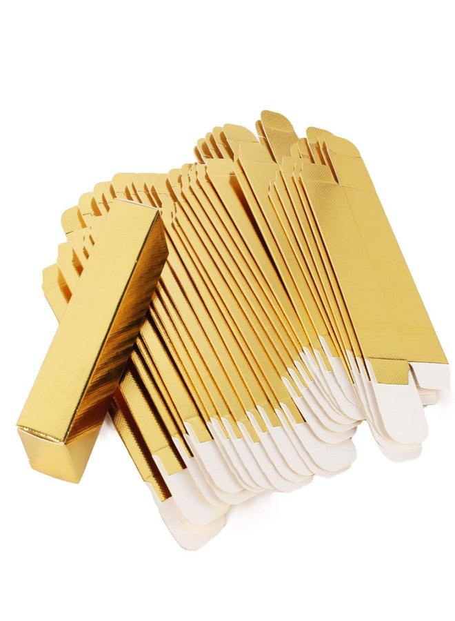 COSIDEA 25 PCS Golden 5ml lip gloss tube paper box packing boxes for crown lipgloss tubes 23 * 23 * 98mm - Image 1