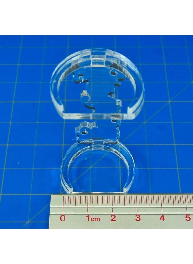 LITKO Flying Figure Stands | Levitating Character | Adventure Games | Compatioble with DND | 2 Pack | 25mm | (Round) - Image 1