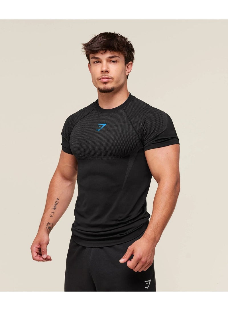 Gymshark Bestselling Men's Sports Quick-Drying Breathable Slim Fit Short Sleeve - Image 2