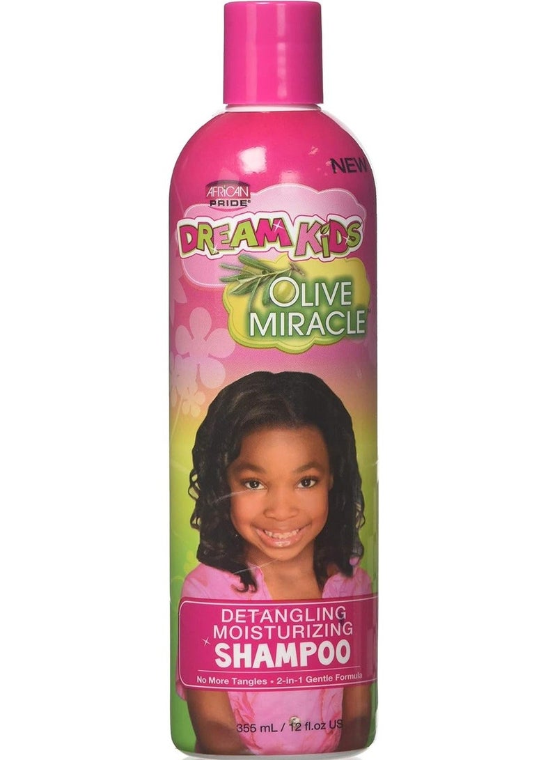 African Pride Dream Kids Olive Miracle Detangling Shampoo 355 ML - Image 1