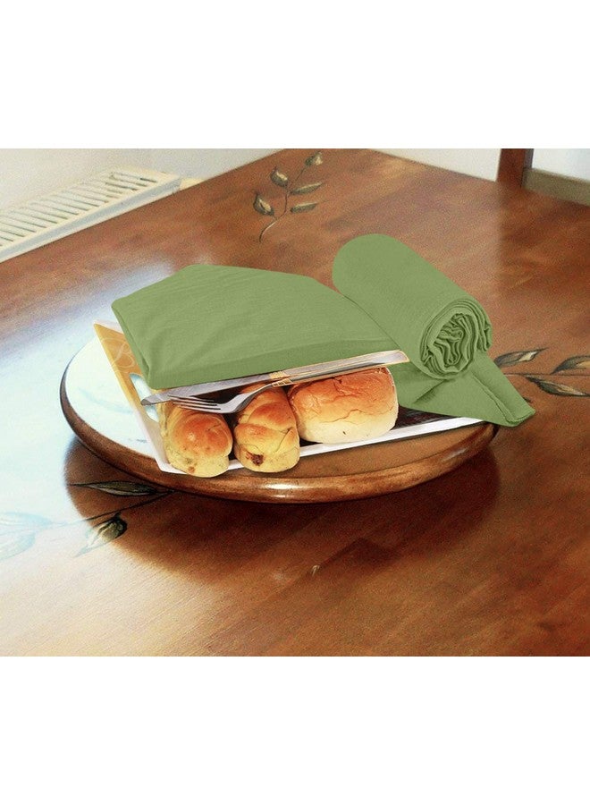 Utopia Kitchen منشفة مطبخ يوتوبيا باللون الأخضر المريمي [12 قطعة - 28 × 28 بوصة] مناشف شاي قطنية 100% للتنظيف والتجفيف - قماش مطبخ عالي الامتصاص - Image 3