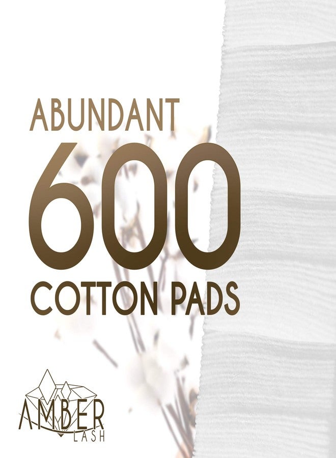Amber Lash the Most Perfect Lint-Free Cotton Pads, 600 Count - Image 3