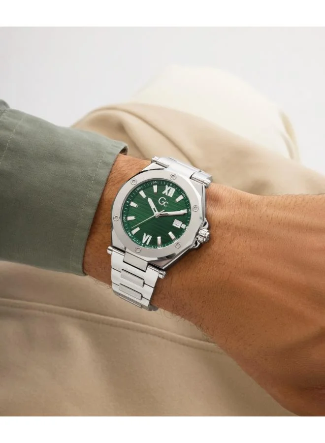 Gc Legacy Sleek Metal Analogue Watch