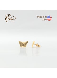 Butterfly Gold Earrings | Stainless Steel | Gold Plated - pzsku/Z32E46ADE95FD6C768955Z/45/_/1732172391/6acc94ab-40bf-4627-976c-6129138ad8ac