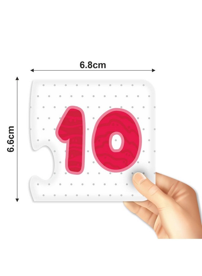 Webby Counting Numbers 2 Pieces Learning Pack Jigsaw Puzzle, Montessori Early Educational Pre School Puzzle Toys For 3+ Years Kid - Image 3