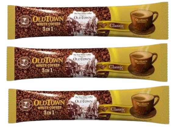 OldTown Old Town White Coffee Classic Klasik 3 in 1 Instant Premix White Coffee 3 Sticks (3 X 35g) - Image 1