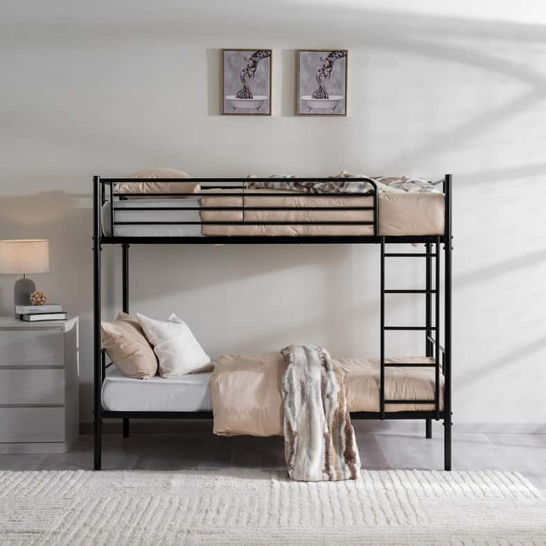 Pan Home NEVA KIDS BUNK BED 90X190 CM - BLACK - Image 1