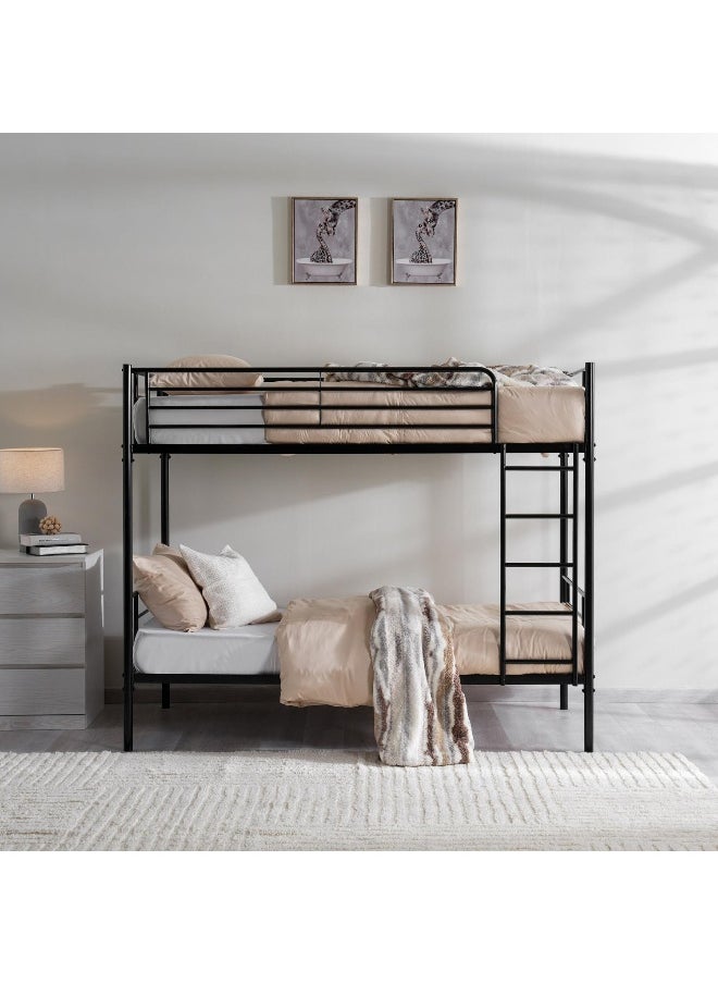 Pan Home Neva Kids Bunk Bed 90X190 Cm - Black  - Image 3