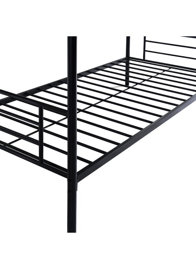 Pan Home Neva Kids Bunk Bed 90X190 Cm - Black  - Image 5