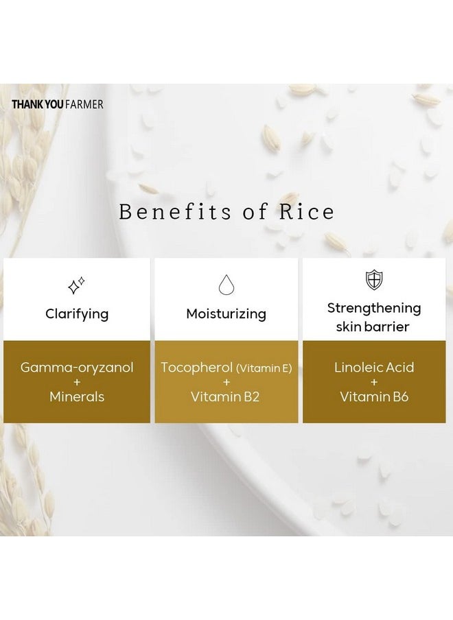 THANKYOU FARMER Rice Pure Clay Mask To Foam Cleanser (150 Ml) | 2 In 1 Face Cleanser | Pore Care, Sebum Control And Deep Cleansing | K Beauty, Korean Skin Care Products  - Image 5