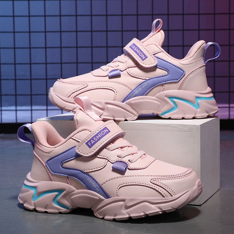 Mesh Sneakers Lightweight Flexible Sole Walking Shoes For Kids Indoor And Outdoor Activities - Image 1
