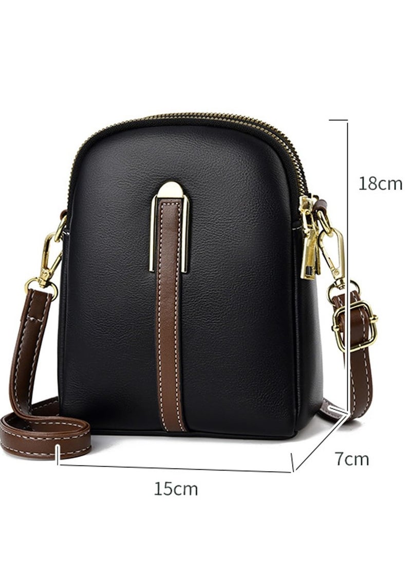 Zikra Crossbody Purses New Business Commuteuse Messenger Bag Casual Versatile Adjustable Strap Shoulder Bag Large Tote Bag for Women for Work(Black) - Image 2