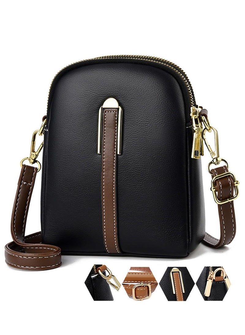 Zikra Crossbody Purses New Business Commuteuse Messenger Bag Casual Versatile Adjustable Strap Shoulder Bag Large Tote Bag for Women for Work(Black) - Image 1