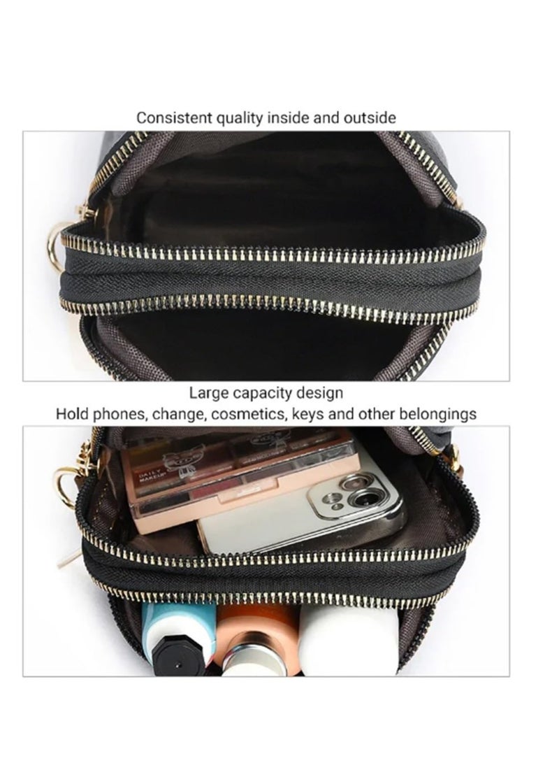 Zikra Crossbody Purses New Business Commuteuse Messenger Bag Casual Versatile Adjustable Strap Shoulder Bag Large Tote Bag for Women for Work(Black) - Image 4