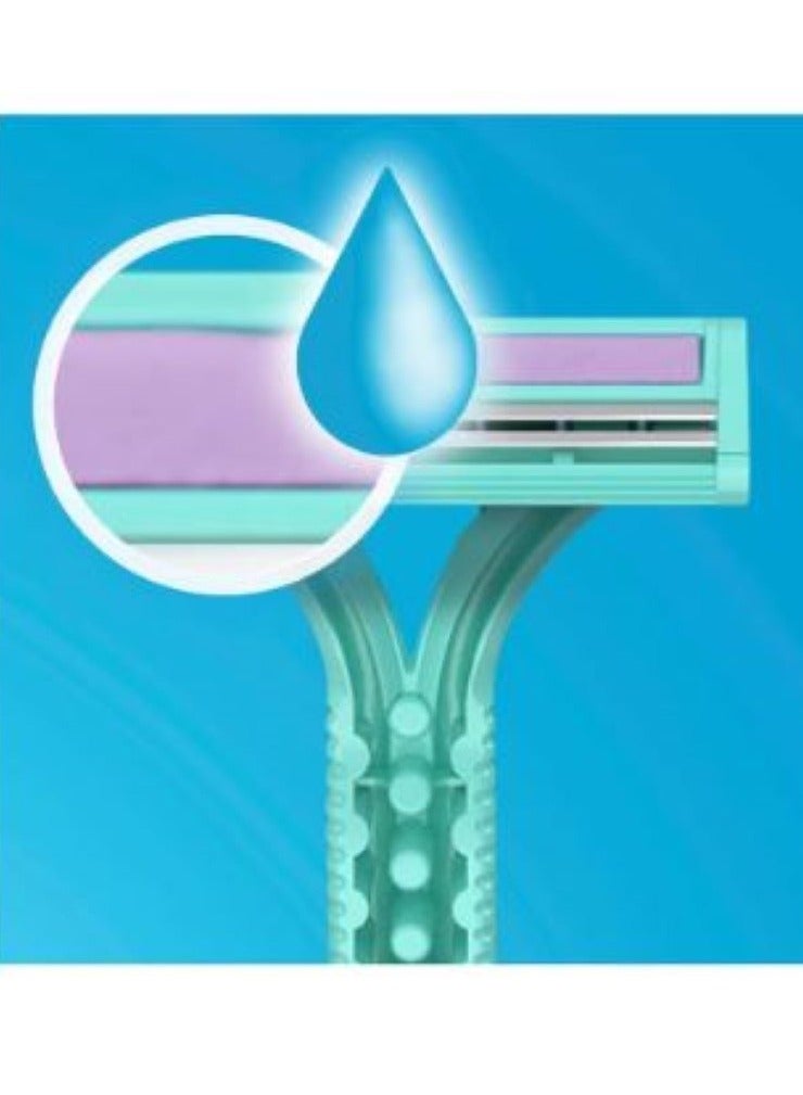 Gillette Simply Venus Women's Double Edge Razor, 4-Pack - Image 3