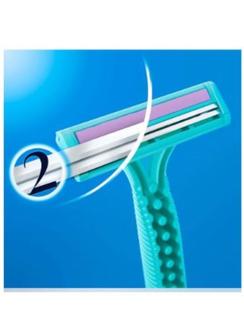 Gillette Simply Venus Women's Double Edge Razor, 4-Pack - Image 4