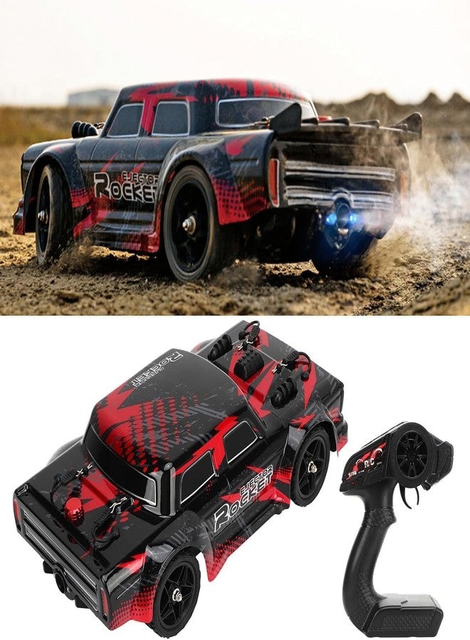 Samtop 1/14 Remote Control High Speed Car, RC Drifting Racing Cars 40km/h 4WD RC Truck 4X4 Off-Road Fast Hobby RC Vehicle Toy with Lights for Boys Kids and Adults - Image 2