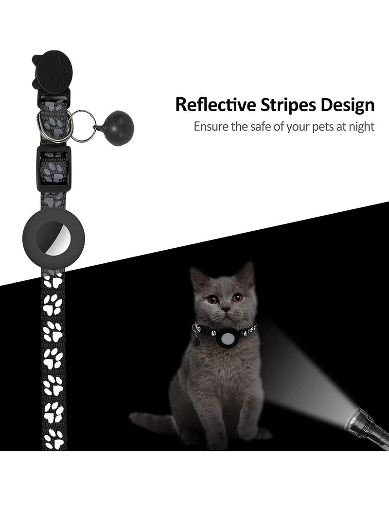 Airtag Reflective Collar with Bell - Image 3