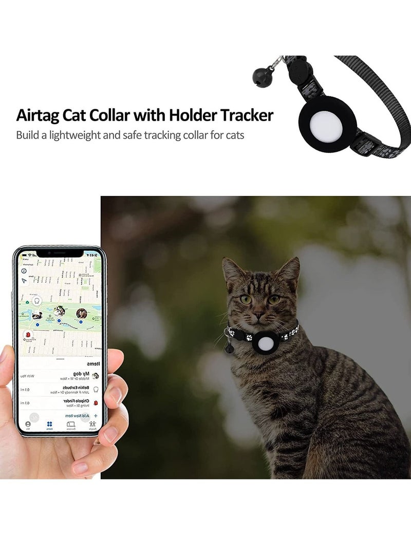 Airtag Reflective Collar with Bell - Image 2