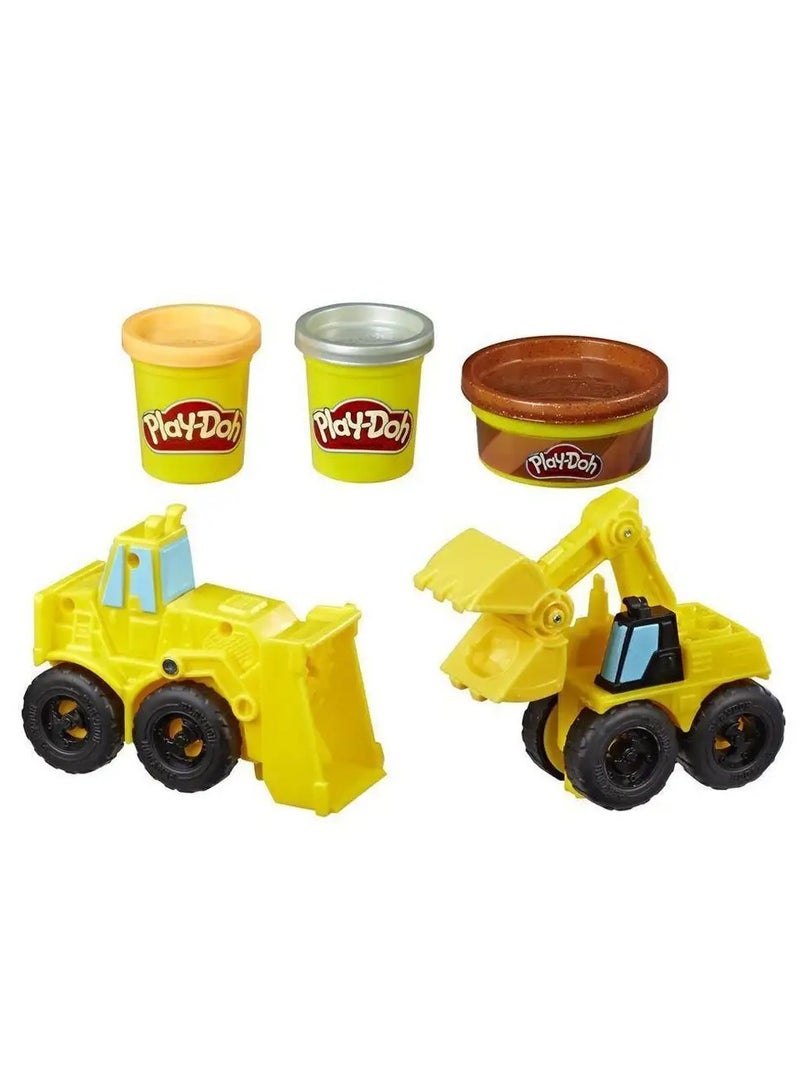 HASBRO - GAMING Play-Doh Wheels Excavator N Loader Construction Toyset - Image 2