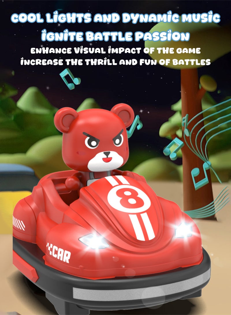 JJRC Kids Remote Control Cars - Battle RC Bumper Cars Set of 2, Ejecting Effect Remote Controlled Bumper Car Toys for AGES 8+ Boys Girls Gifts, RC Stunt Car with Lights&Music - Image 5