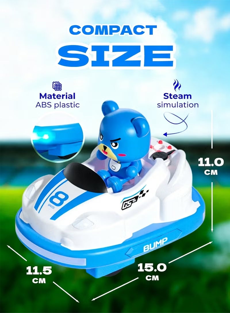 JJRC Kids Remote Control Cars - Battle RC Bumper Cars Set of 2, Ejecting Effect Remote Controlled Bumper Car Toys for AGES 8+ Boys Girls Gifts, RC Stunt Car with Lights&Music - Image 5