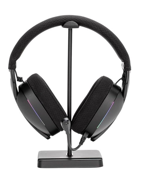 HT-08 Headset Stand with Mobile  holder- Anti-slip Aggravating Base Multi-functional Headset Hanger Earphone Rack – Easy installing