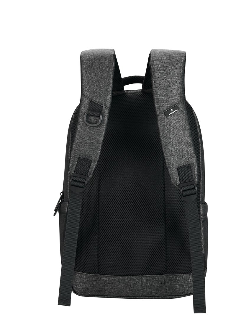 Volkano Relish Backpack for Laptop Tablet up to 15.6” Inches, Classic,100 polyester light weight high-quality, Water-Resistant Travel Backpacks, Fashion Slim Durable, Black - Image 4