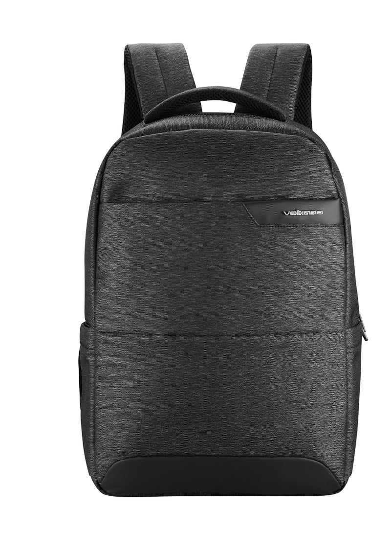 Volkano Relish Backpack for Laptop Tablet up to 15.6” Inches, Classic,100 polyester light weight high-quality, Water-Resistant Travel Backpacks, Fashion Slim Durable, Black - Image 5