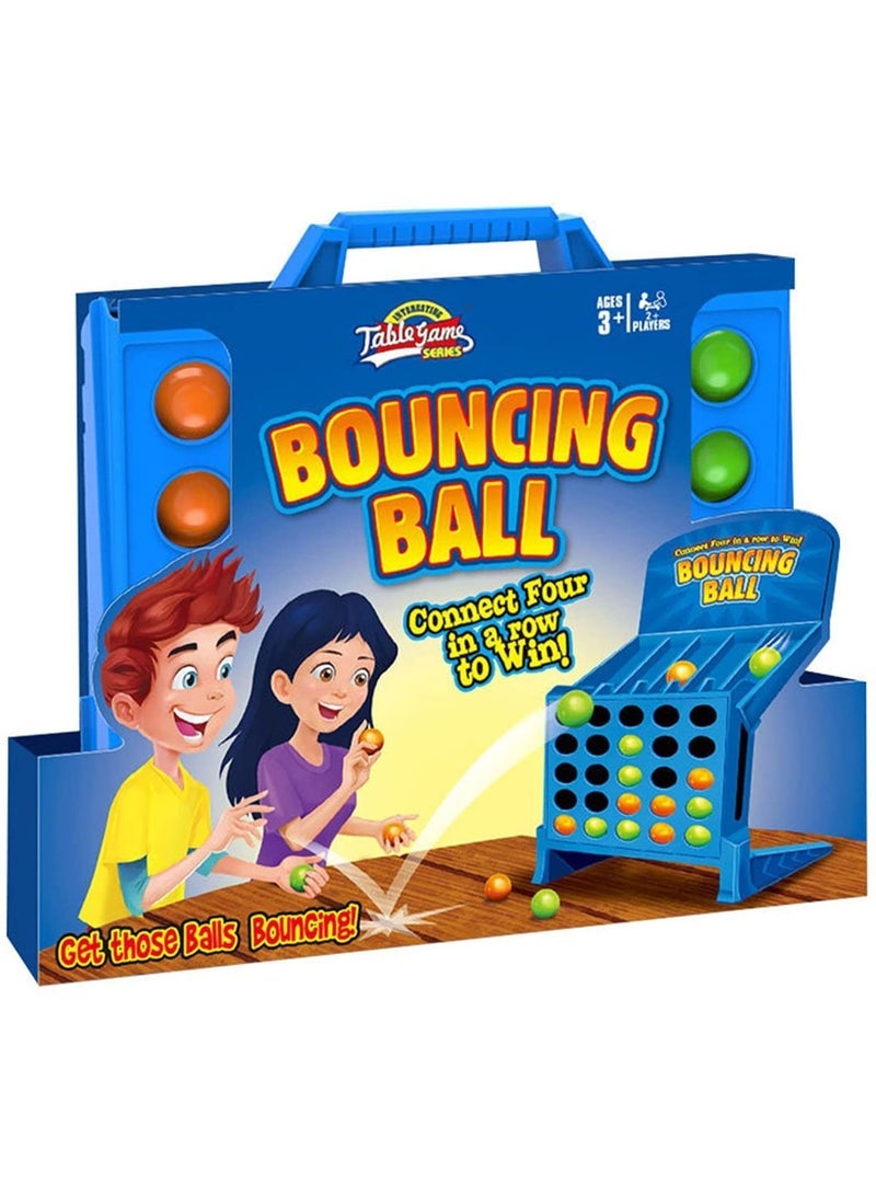 KSYN KO-KO Connect Bouncing Ball 4 Shots Game, Classic 4 in a Row Link Up 4 Ball Game Educational Toy, Parent-Child Interaction Party Multiplayer Funny Desktop Connect Balls Game Toy for Kids Family - Image 3