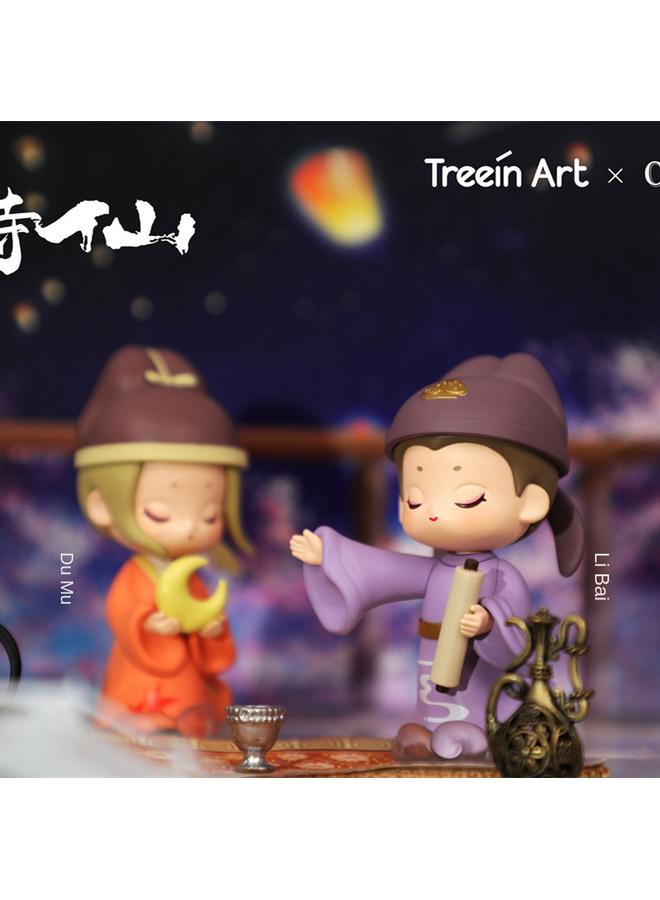 Bluejw Qingyifang New Genuine Goods Dream Honilou Blind Box Creative Hand-made Toy Model Net-famous National Fashion Gift Antique Ornaments - Image 5