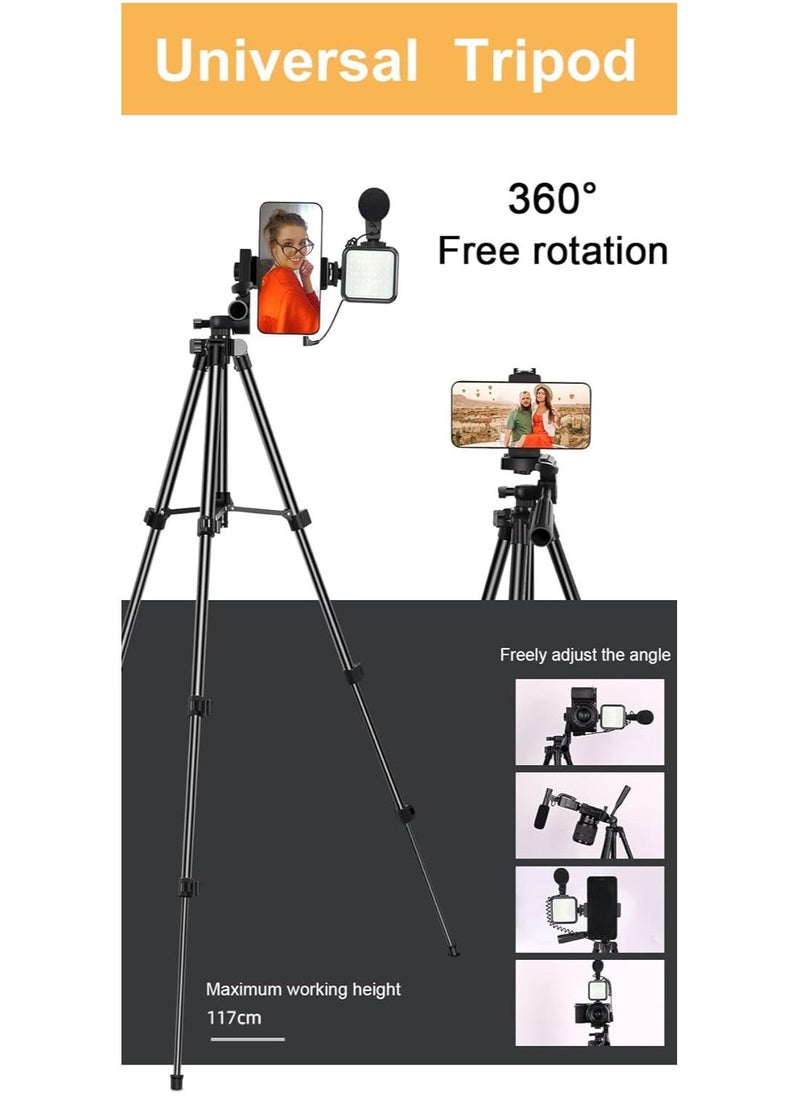 ELTRAZONE YouTube Vlogging Starter Kit Complete Video Setup with HD Camera, Microphone, Tripod, LED Ring Light, and Accessories for Beginners and Content Creators – Ideal for Vloggers, Streamers, and Online Creators - Image 4