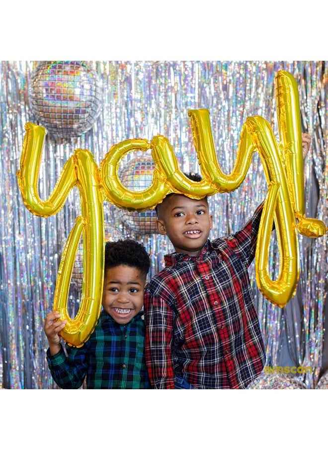 Anagram International Phrase Yay Party Balloon 35 Gold  - Image 2