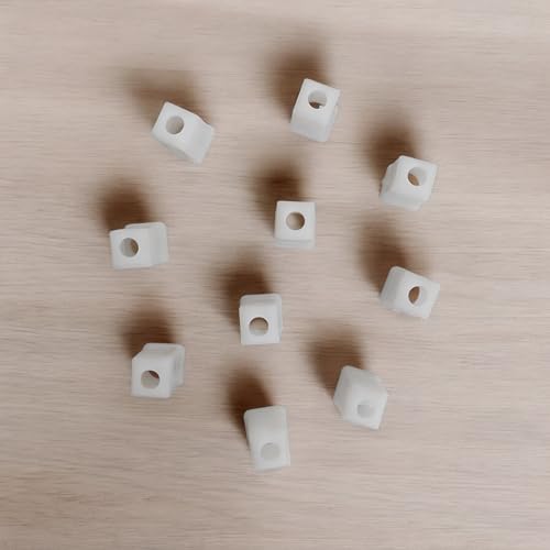 Ausam Diverter Handle Bush Jaquar Type | Plastic Handle Cap Replacement for Mixer Tap | Durable Leak Resistant Bathroom Fitting Spare | White | Pack of 5 - Image 4