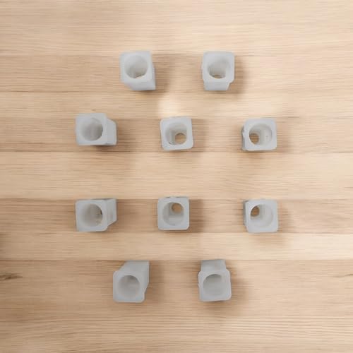 Ausam Diverter Handle Bush Jaquar Type | Plastic Handle Cap Replacement for Mixer Tap | Durable Leak Resistant Bathroom Fitting Spare | White | Pack of 5 - Image 2
