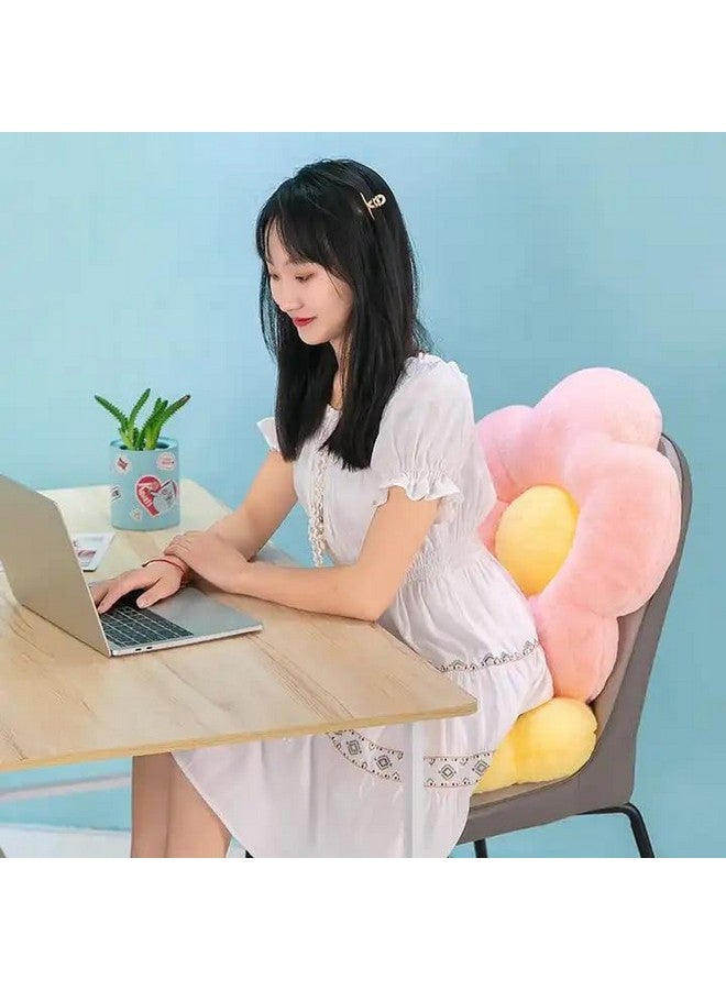 AVSHUB Flower- Shaped Throw Pillow, Daisy Pillow Flower Cushion, Aesthetic Daisy Flower Pillow Cute Flower Seating Cushion, Flower Room Pillows for Sofa Couch Bed (35 Cm) (Pink) - Image 5