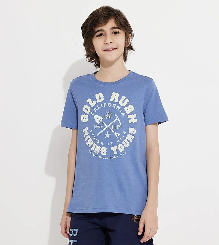 Printed Crew Neck T-Shirt