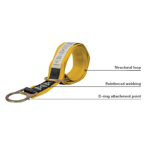 Guardian Fall Protection 10787 Premium 6-Foot Cross-Arm Straps with Large and Small D-Rings - Image 2